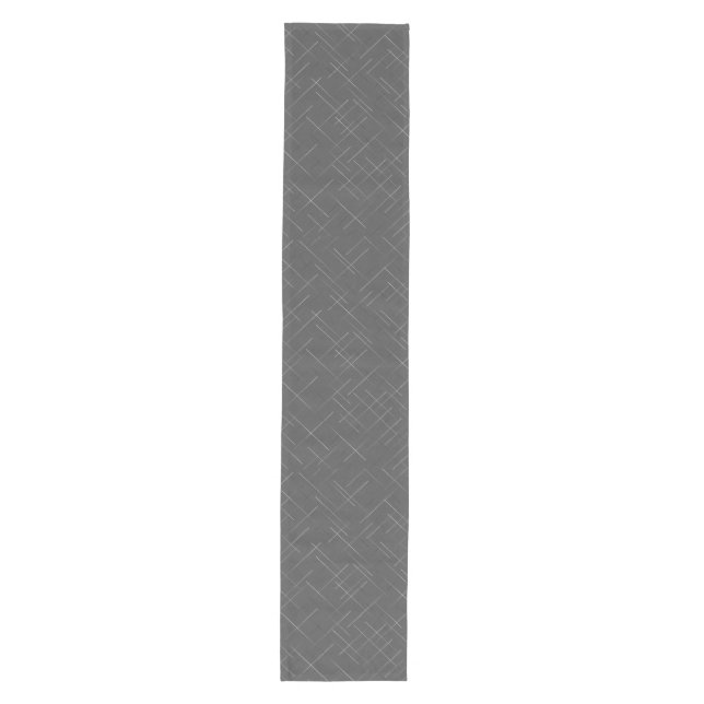 Sketchy Diagonals Mittelgroßer Tischläufer (Vorderseite)