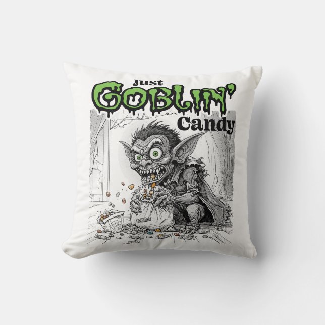 Sketchy Just Goblin’ Candy Kissen (Vorderseite)