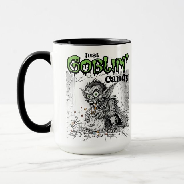 Sketchy Just Goblin’ Candy Tasse (Links)