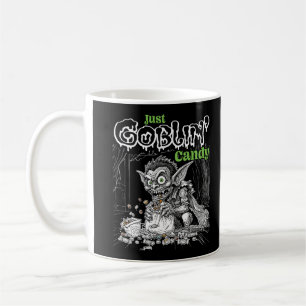 Sketchy Just Goblins Süßigkeiten für dunklere Gege Kaffeetasse