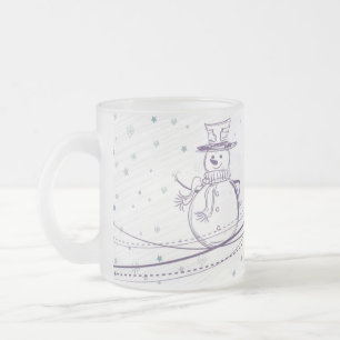Sketchy Snowman Winter Tasse