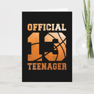 Sketll 13. Geburtstag offizieller Teenager Junge 1 Karte
