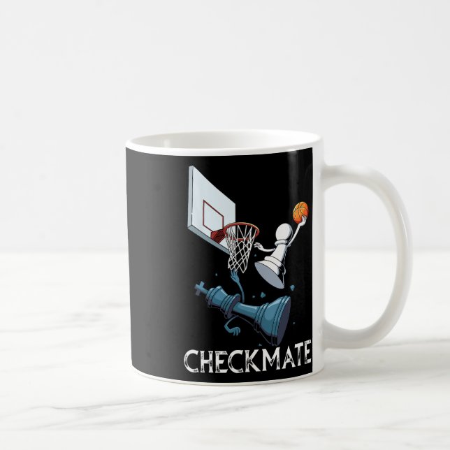 Sketll Checkmate Schach Kaffeetasse (Rechts)