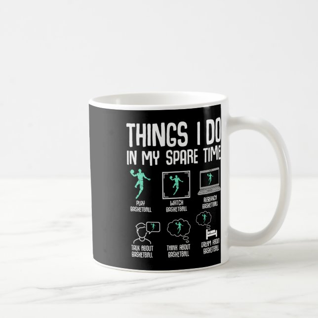 Sketll Dinge, die ich in meiner Freizeit tue, Kind Kaffeetasse (Rechts)