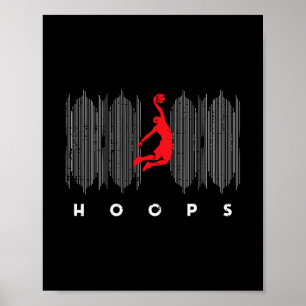 Sketll Dunk Logo Hoops Spieler Männer Jungen Kinde Poster