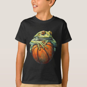 Sketll Frosch Bll Spieler Kunstwerk Zeichnung Sket T-Shirt