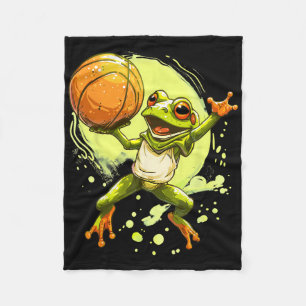 Sketll Frosch Kröte Sketll Liebhaber Aquarell-Kuns Fleecedecke