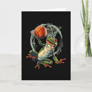 Sketll Frosch Kröte Slam Dunk Kunstwerk Sketll Kor Karte