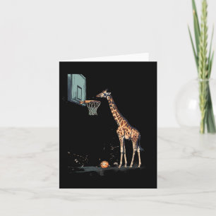 Sketll Giraffe Sketll Hoop Artwork Slam Dunk Karte