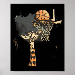 Sketll Giraffe Sketll Player Artwork Slam Dunk 1 Poster