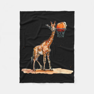 Sketll Giraffe Sketll Player Artwork Slam Dunk Fleecedecke