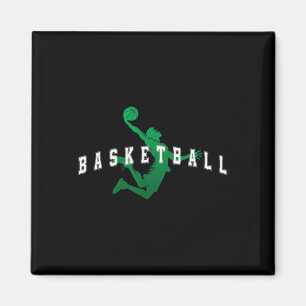 Sketll Green Team Spieler Varsity Text Magnet
