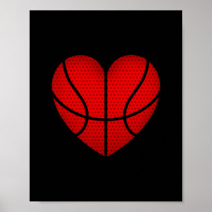 Sketll Heart Valentinstag Für Jungen Mädchen Sport Poster