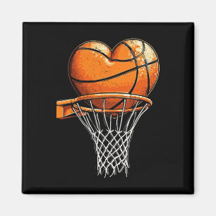 Sketll Herz Valentinstag Sport Jungen Jugend Magnet
