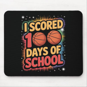 Sketll Kid ich habe 100 Tage Schule absolviert Mousepad