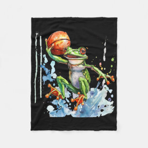 Sketll Kröten-Kunstwerk Aquarell Frosch Sketll Spi Fleecedecke