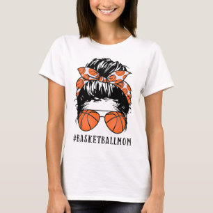 Sketll Mama Messy Bun Proud Mama Sketll Sonnenschi T-Shirt