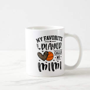 Sketll Mein Lieblingsspieler nennt mich Mimi Heart Kaffeetasse