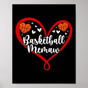 Sketll Memaw Herz Memaw eines Sketll-Spielers Mema Poster