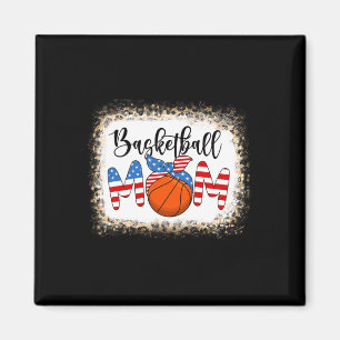Sketll Mom Shirts Frauen Mama Amerikanische Flagge Magnet