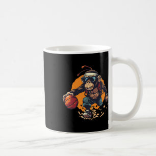 Sketll Monkey Artwork Bunter Sketll Spieler  Kaffeetasse
