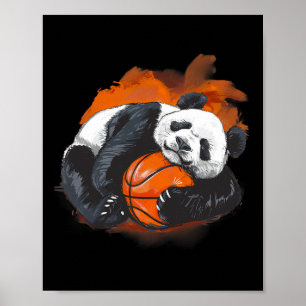 Sketll Panda Bär Sketll Liebhaber Zeichnung Tier K Poster