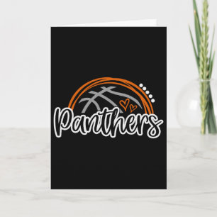 Sketll Panther Schul Sport Fan Teamgeist  Karte