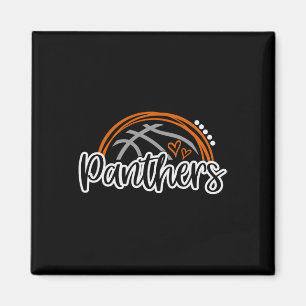 Sketll Panther Schul Sport Fan Teamgeist Magnet