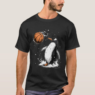 Sketll Pinguin Natur Kunstwerk Sketll Reifen Sprit T-Shirt