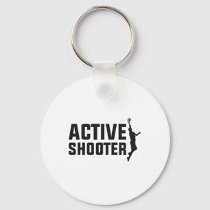 Sketll Player Active Shooter Sketch Liebhaber Männ Schlüsselanhänger