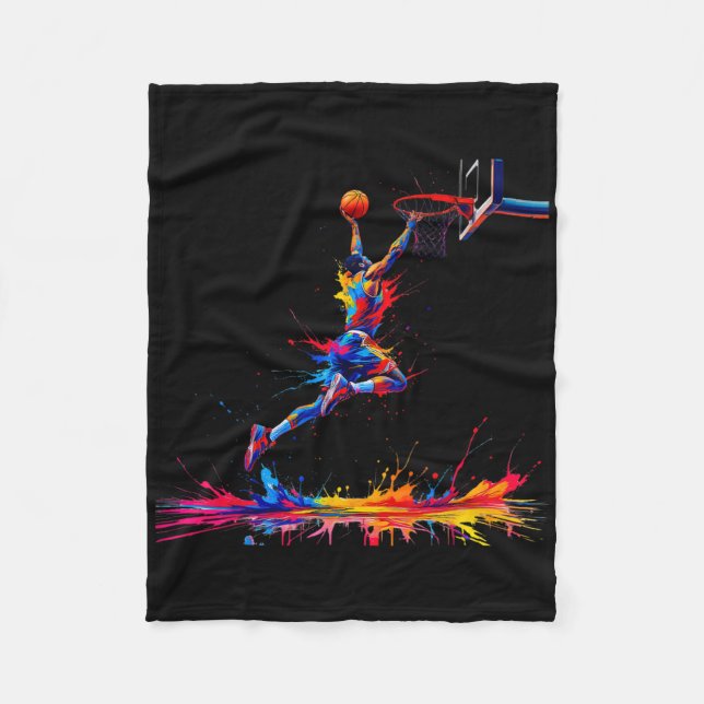 Sketll Player Drip Jungen Jugend Kinder Männer Fra Fleecedecke (Vorderseite)