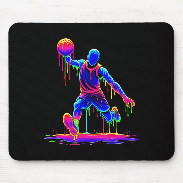 Sketll Player Ice Cream Drippy Melting Liquid  Mousepad (Vorne)