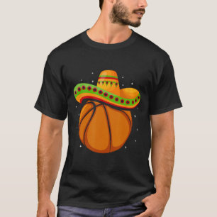 Sketll Sombrero Cinco De Mayo Fiesta Sport Mexikan T-Shirt