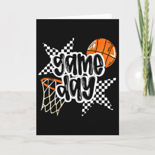 Sketll-Spieler Game Day karierte Sketll-Fan-Mama Karte