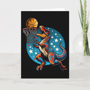 Sketll Spieler T-Rex Dinosaurier  Karte