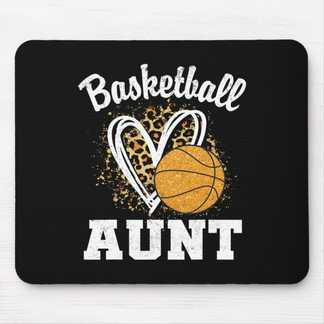 Sketll Tante Leopard Herz Mousepad (Vorne)