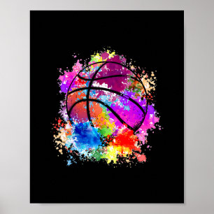 Sketll Teenager Mädchen Teens Frauen Ller Dunking Poster