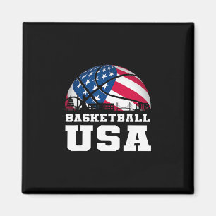 Sketll USA Unterstützt Das Team USA-Flagge Traum  Magnet