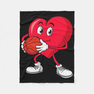 Sketll Valentinstag Rotes Herz Spieler Jungen Mädc Fleecedecke