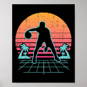 Sketll Vaporwave Ästhetik 80er 90er japanische Män Poster