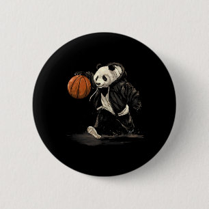 Sketllenträger Tierart Sketch Hoop Panda Zeichnend Button