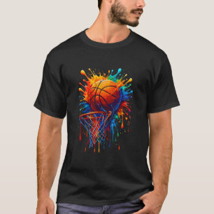 Sketller Reifen Farbiger Spritzer Sketll T-Shirt