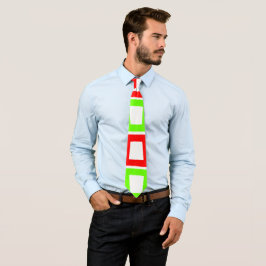 Skew Rectangle Neck Tie Krawatte
