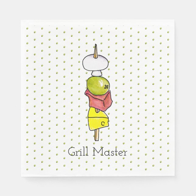 Skewer Serviette (Vorderseite)