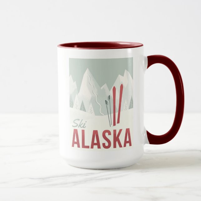 Ski Alaska Tasse (Rechts)