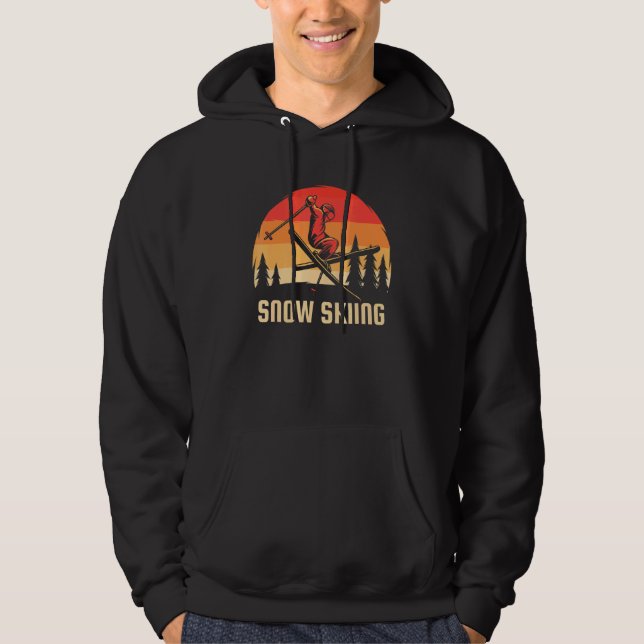 Ski Alpin Hoodie (Vorderseite)