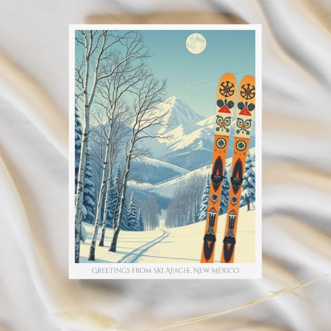 Ski Apache New Mexico Sierra Blanca USA Postkarte (Von Creator hochgeladen)