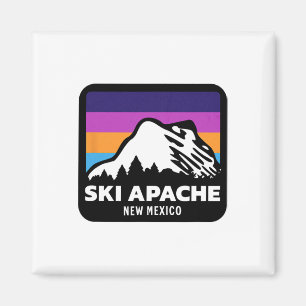 Ski Apache New Mexico Snowboardfamilie T Magnet