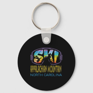 Ski-Appalachian-Berg North-Carolina-Skifahren Urla Schlüsselanhänger