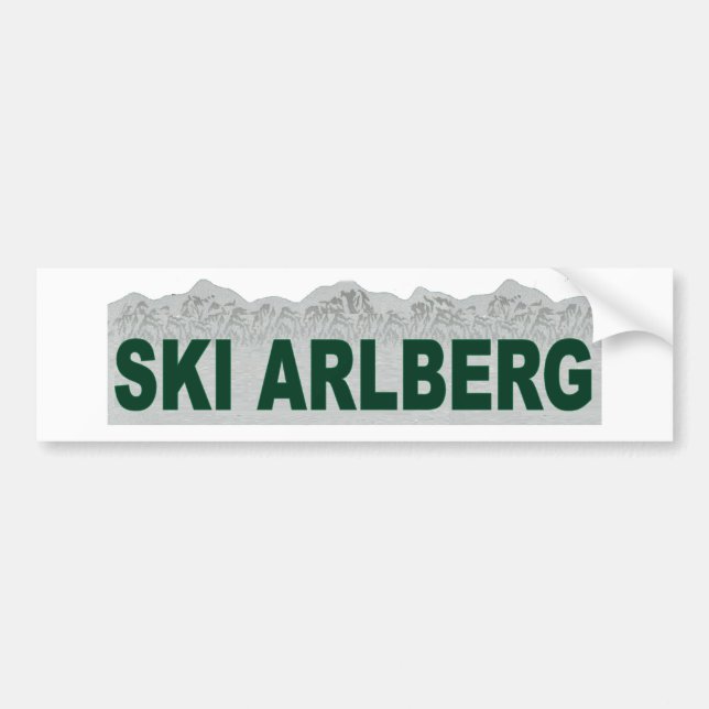 Ski Arlberg Autoaufkleber (Vorne)